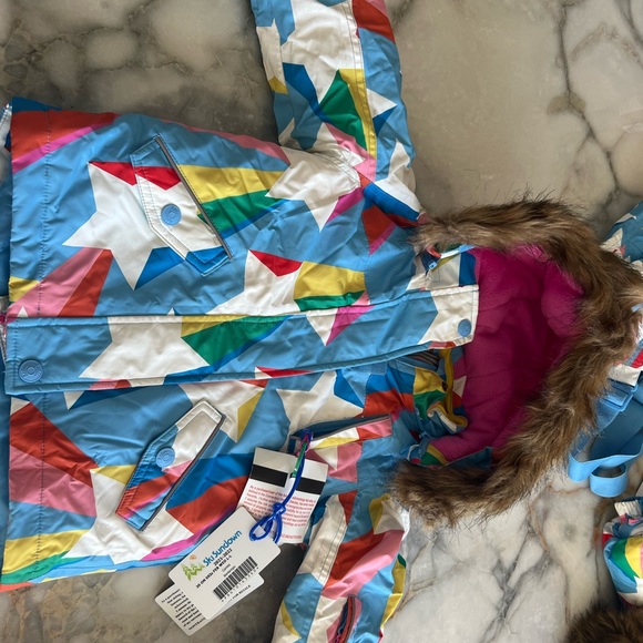 Boden ski outfit. Girls size 3/4 - Picture 2 of 5